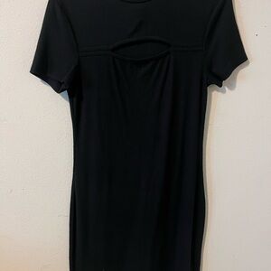 No Boundaries Black Ribbed Garment